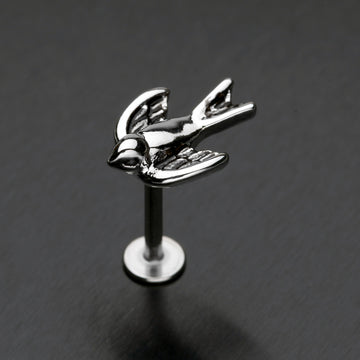 Detail View 1 of Classic Sparrow Top Steel Labret-Steel